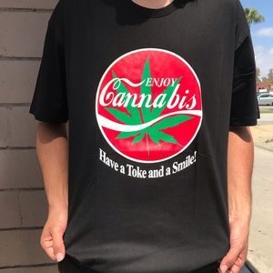 Enjoy cannabis tee